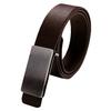 WHITE FANG Leather Belt - Casual, Simple, Business, Suit, Stylish, Men's BT053 (03: Coffee)