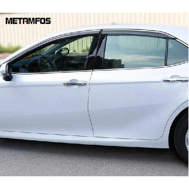 For Toyota Camry 2018-  Window Visor Wind Deflector Sun Shade Rain Guard Shield Awning Shelter Accessories Car Styling