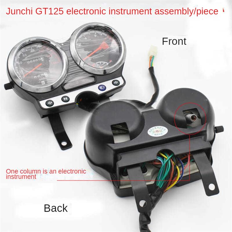 Suzuki GT125 GSX125/QS125 Brezilya Kolombiya için Motosiklet LED Gösterge Paneli Montajı Kilometre Sayacı Takometre-A87Q