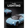 1/24 Maserati MC20 Cabrio Alloy Track Racing Car Model Diecast Metal Sports Car Vehicles Model Sound and Light Children Toy Gift