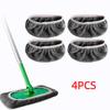 4Pcs Reusable Mop Pads With High Water Absorption And Ultra-Fine Fiber Cleaning Pads That Can Firmly Adhere To Most Standard Mop