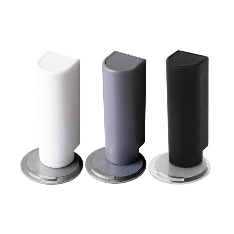 Punch Frees Magnetic Door Bumper ABS & Iron Magnetic Door Holder Child & Pet Friendly Magnetic Door Stop for Household