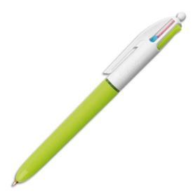 Stylo bille rétractable Fashion 4 couleurs - BIC - rechargeable - écriture medium