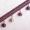 5.5M Curtain Sewing Tassel Fringe Lace Crystal Beads Weave Ball Trim Upholstery Home Decor Elegant Delicate Curtain Accessories