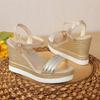 Women Sandals Summer Shoes Women Wedges Sandals Platform Shoes High Heels Designer Sandals Comfortable Plus Size Ladies Shoes