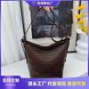 High-end Niche Bag Women's New Retro Woven Crossbody Bag Shoulder Armpit Bag