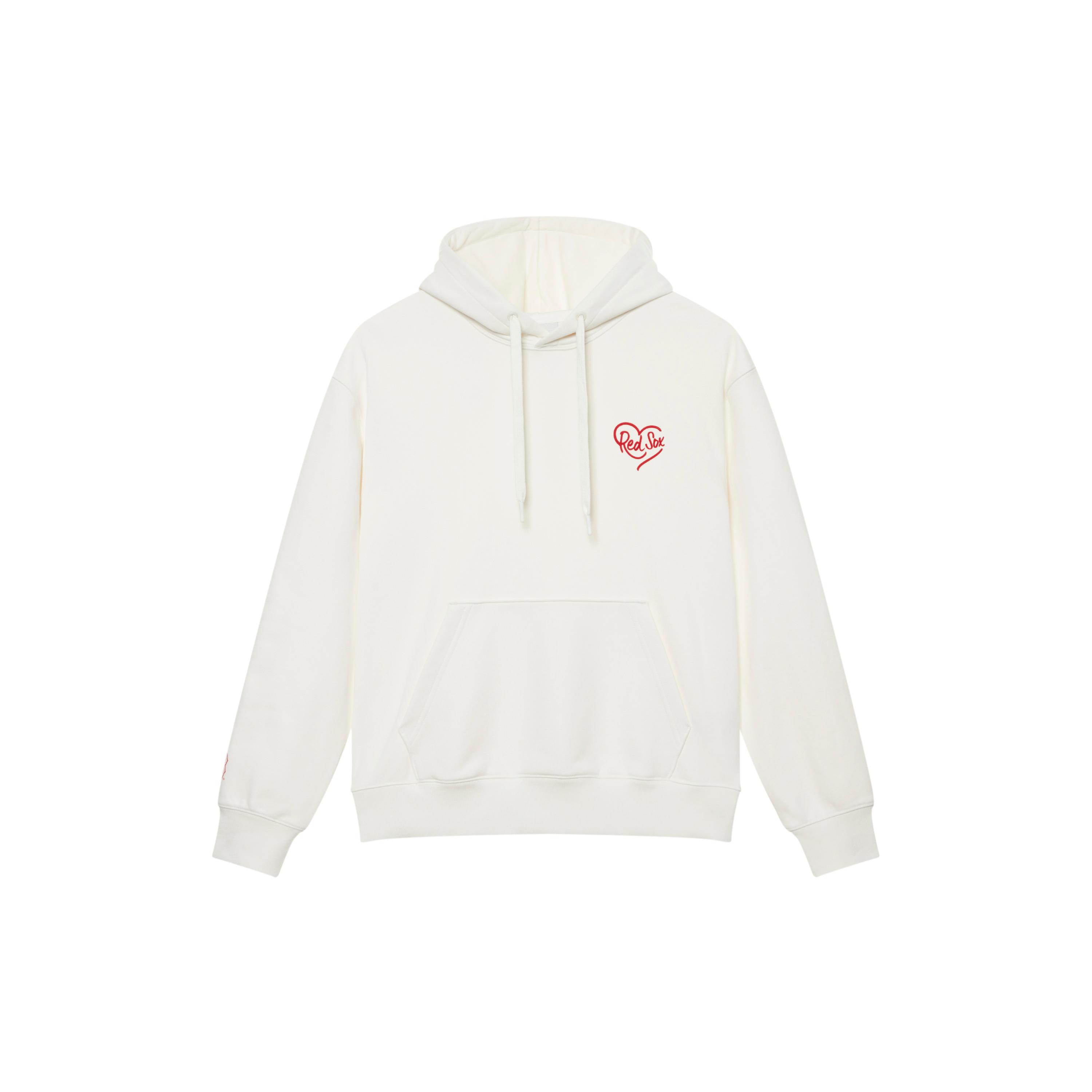 MLB Boston Red Sox Heart FW24 Sweatshirt Unisex Cream 3AHDH0144-43CRS XL