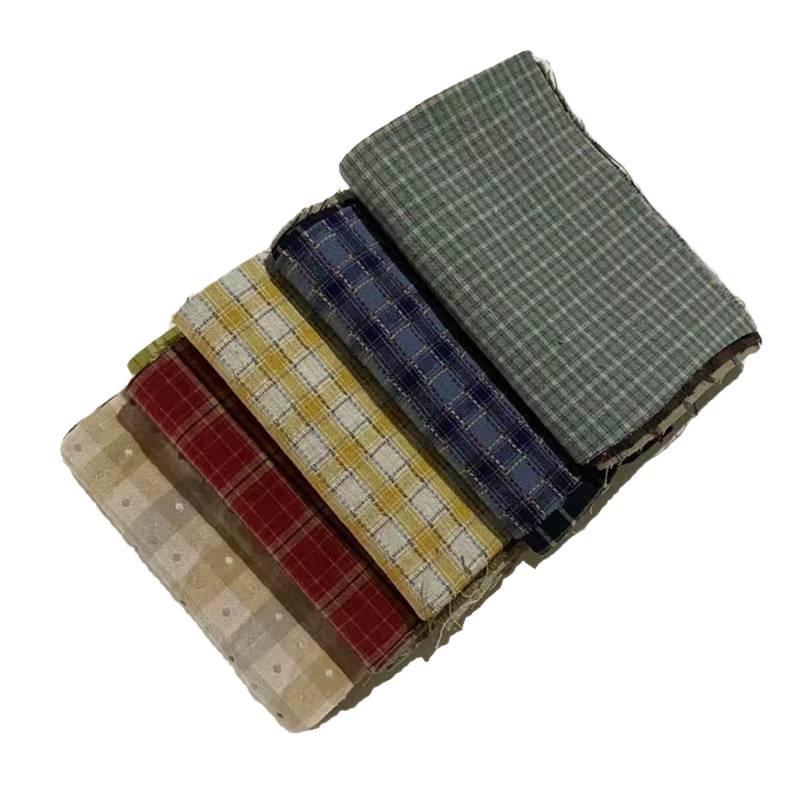 Pre-dyed Small Fabric Scraps for Doll Clothes and Patchwork Quilts with Needle by Hai Leide Zhu
