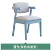 Nordic Solid Wood Dining Chair – Oak Backrest Design, Comfortable Sedentary Seat for Office, Bedroom Study & Leisure