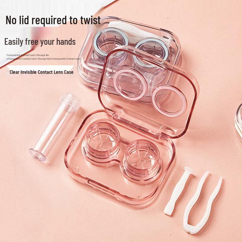 Tragbares All-in-One Kontaktlinsen-Reiseset