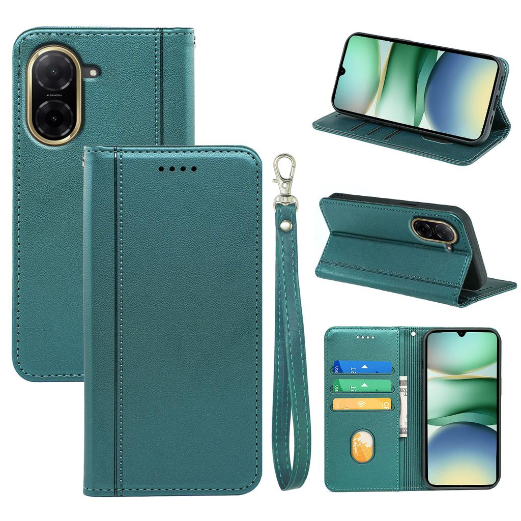 HX01 Für Xiaomi Redmi A5 4G (171,7 mm)/Poco C71 4G Brieftasche Hülle Magnetverschluss PU Leder Handyhülle