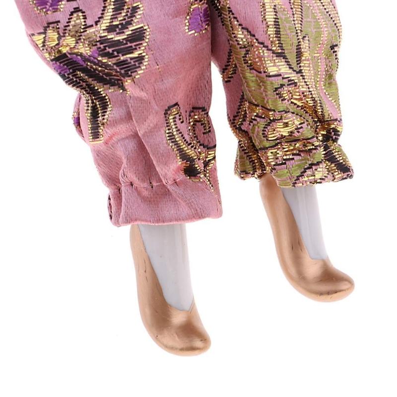 Handbemalte Keramik Clownpuppen Figur Nostalgische Heimdekoration Halloween Weihnachtsgeschenk Sammlerstück Schreibtischdekorationen