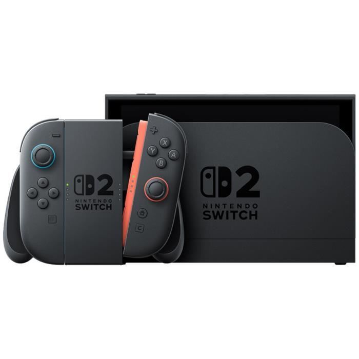 Console Nintendo Switch 2 • Bleu Clair &amp; Rouge Clair