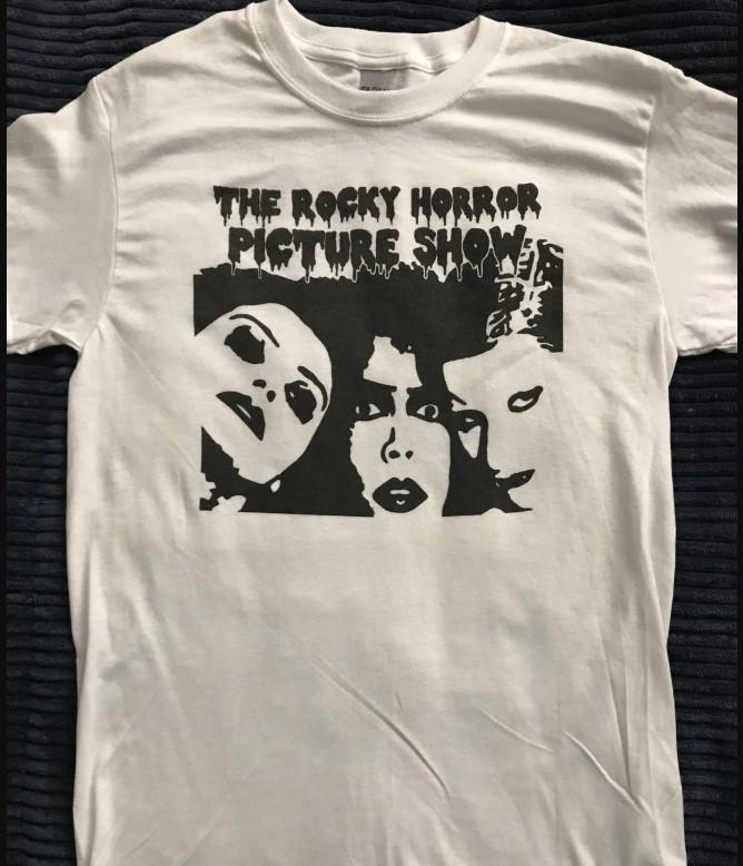 Rocky Horror retro cult white Tshirt size S5XL Unisex T-Shirt S