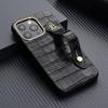 Crocodile Leather Case For iPhone 14 13 12 Pro Max Mini Wrist Strap Stand Holder Cover For iPhone 14 Plus 11 Pro Max XR XS X