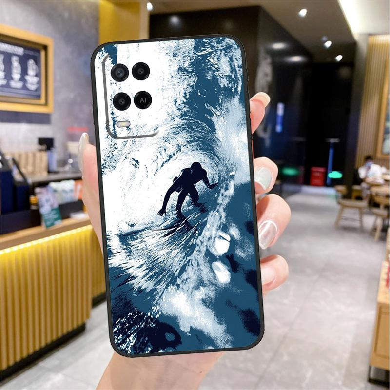Surfer Surf Hang Loose Shak Case For Oppo A74 A54 A94 A78 A98 A18 A60 A80 A40 A38 A58 A96 A76 A16 A15 A17 A57 A77 A5 Pro