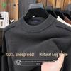 Men's 100% Wool Crew Neck Sweater