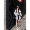Fashion Solid Color Hooded Sweater Women's Autumn and Winter Simple and Versatile Loose Zipper Cardigan Jacket Style