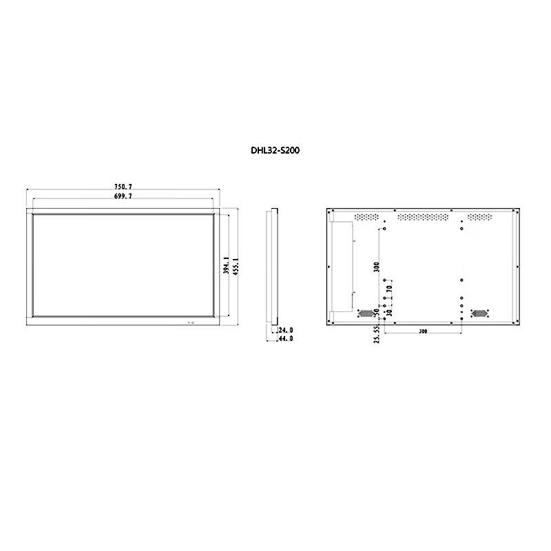 Dahua LED LCD Surveillance Monitor CN plug (adapter included)