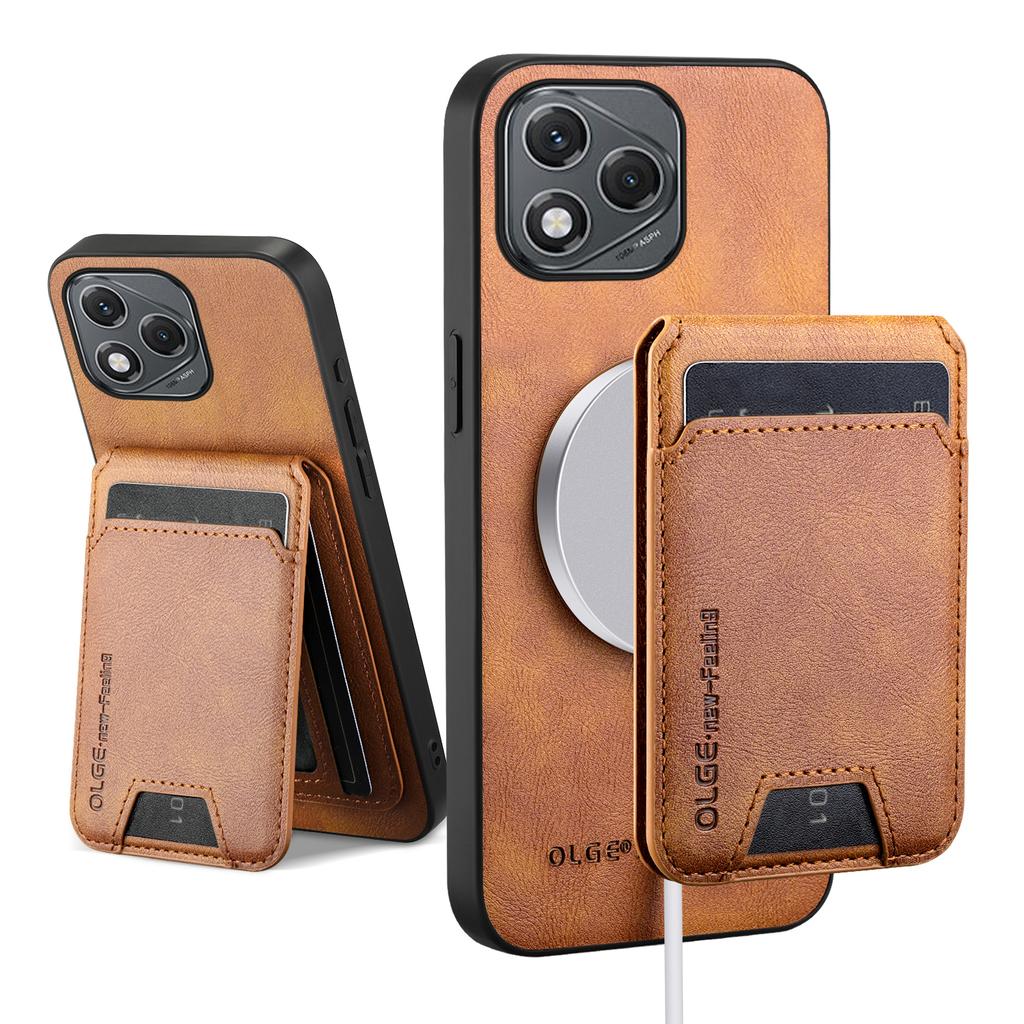 Portofel Suport Card Husă pentru Honor 400 200 90 Magic 7 Lite Husă Magnetică Piele pentru Suport Mag-safe Carcasă Moale pentru Telefon