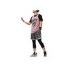 Li-Ning Badfive Basketball Series Quick-Dry Loose Fit Pullover Letter Short Sleeve Basketball Jersey Men Jersey Peach-Pink Obsidian-Gray AAYU113-4
