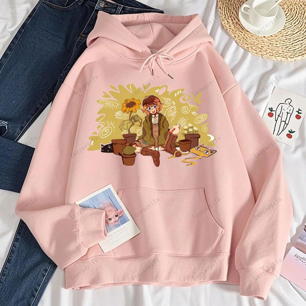 Cute Omori Hoodie Printed Sportswear Unique Style Popular Hot Selling Pullover Hip Hop Casual Classic Clothing Men Sportswear