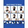 Sun Protective Anti UV 4pcs/Set 17.8*9.6 Inch Sports Face Cover Sweatband Sun Protection Scarf Headbands for Cycling, Skiing, Hiking, Fishing