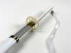 KiumiToys Japanese Sword Imitation Sword Samurai Sword Wooden Cosplay Zanpakuto Sode Shirayuki Shirasaya 110cm Rukia Kuchiki Kuchiki S116