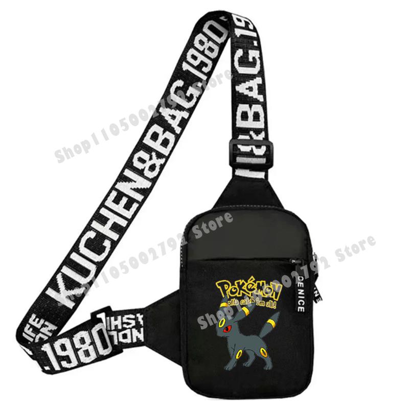 Pikachu Pokemons Shoulder Bags Charizard Anime Figures Chest Pack Cartoon Fashion Large Capacity Small Crossbody Bag Kids Gift