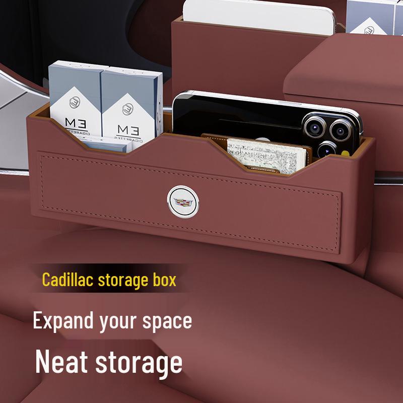 Compatible Car Seat Gap Storage Box for CT4, CT5, CT6, XT4, XT5, XT6