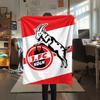 1 stuks FC KÖLN Print Flanellen Deken, Hoge kwaliteit Comfortabel voor Alle Seizoenen, Woondecoratie, Warmte en Comfort, Perfect voor Kerstcadeaus52