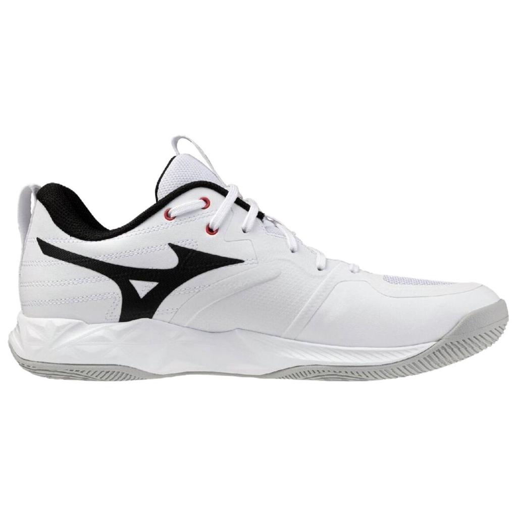 Mizuno Wave Momentum Pro Versatile Comfortable Supportive Volleyball Shoes Unisex Sneakers White Black Red V1GA254059