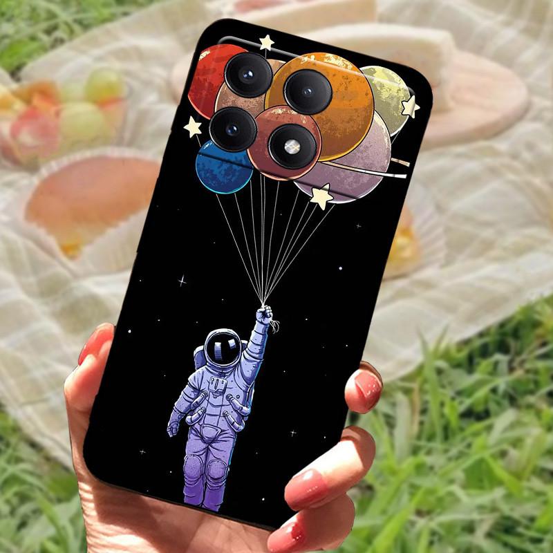 Pro Xiaomi Poco X6 Kryt Poco X 6 X6 Pro 5G Silikonový Měkký Mramorový Černý Nárazník Funda Coque pro Xiaomi Poco X6 Pro Ochranný