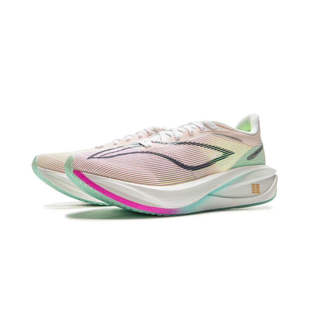 New LiNing Flyer 5 Challenger Low-Top Carbon Plate Running Shoes Women's Pink ARMV002-2
