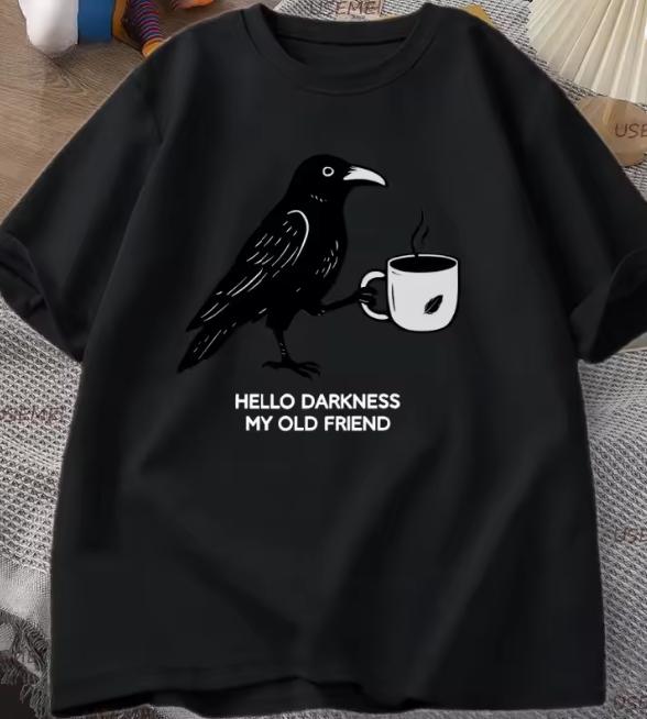 Summer Classic Pattern Printed Pure Cotton Tshirt Suitable For Both Unisex And Unisex Casual And Versatile Pure Cotton Top