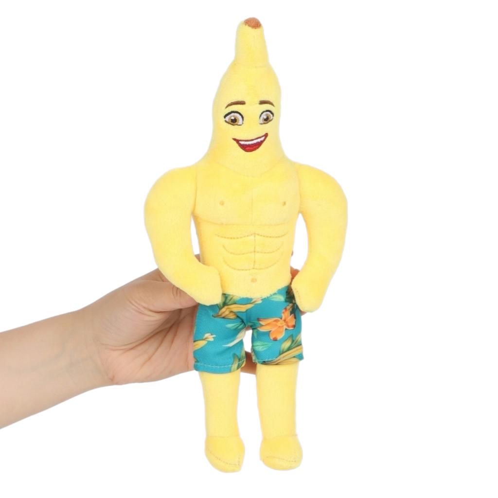 Funny Fruit Love Island Bananito Plush Toy Fruit Love Island related Stuffed Plushie Collectible Birthday Xmas Gift for Fans