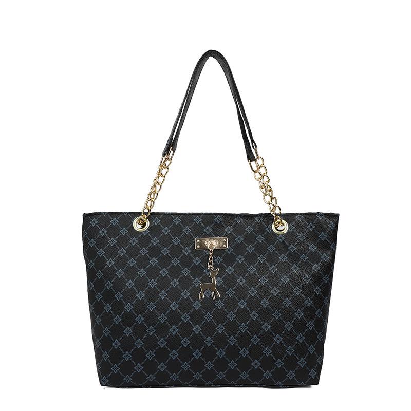 Dámská ramenní taška Tote s monogramem, velkokapacitní, podzim/zima 2025