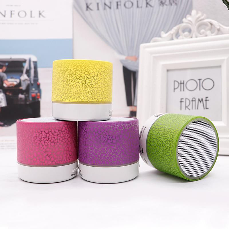 Mini Bluetooth Subwoofer Speaker with LED Glow, Card Slot, Portable & Wireless