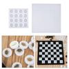 Checkerboard Set, Silicone , Checkers International Chess Piece for DIY