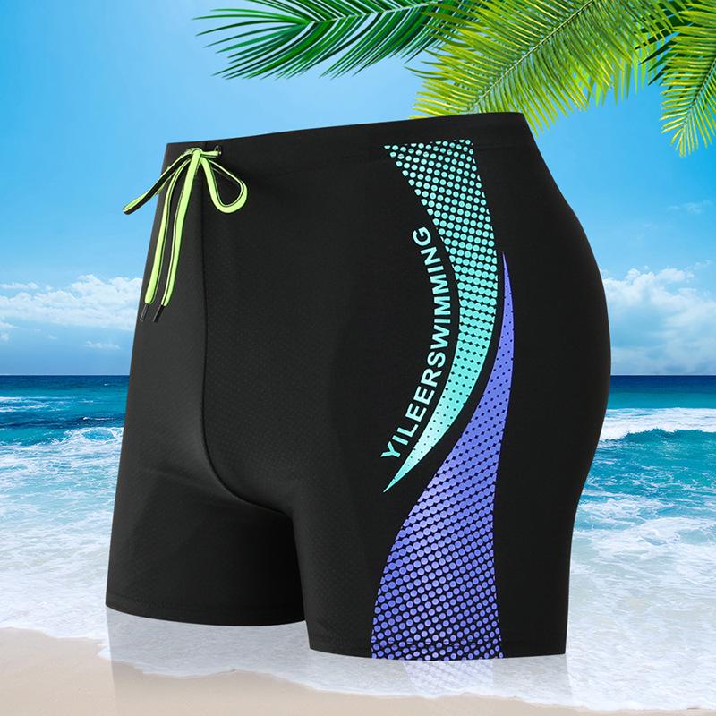 

Мужские модные водонепроницаемые плавательные шорты больших размеров со стильным принтом 3XL