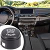 Praktische Start-Stopp-Motor-Knopfschalterabdeckung für BMW 5 6 7 F01 F02 F10 F11 F12 2009 2013 Schwarz Einfach und Glatt