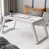 Bett Lässiger Tisch Klappbarer Laptop Tisch Einfacher Schreibtisch am Bett Tragbarer Picknick Camping Tisch Schlafzimmer Erkerfenster Wohnheim Kleiner Tisch