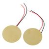 10pcs 12mm Copper Plate Piezo Buzzer Piezoelectric Ceramic Copper Buzzer Welding Wires for DIY Pressure Sensor Speaker