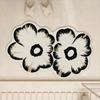 Flower special-shaped toilet bathroom entrance door suction pad foot pad  diatom mud non-slip pad washing table love