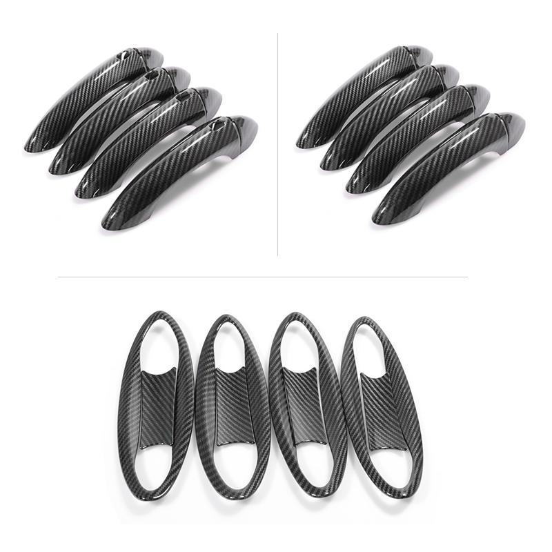 Für Chevrolet Cruze 2015 2016 2017 2018 Auto-styling Außentürgriff/Tür Schüssel Carbon Fiber Texture Abdeckung