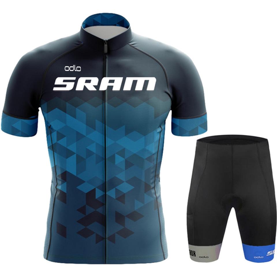 2026 SRAM Cyklistický dres Sada Letní cyklistické oblečení MTB oblečení na kolo Uniforma Maillot Ropa Ciclismo Pánský cyklistický oblek na kolo