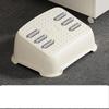 Ergonomic Footrest with Massage Rollers