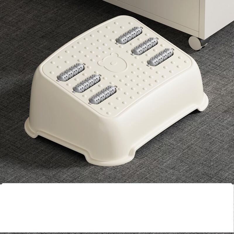 Ergonomic Footrest with Massage Rollers