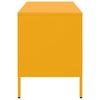 TV Stand Mustard Yellow 68 X 39 X 50.5 Cm Steel
