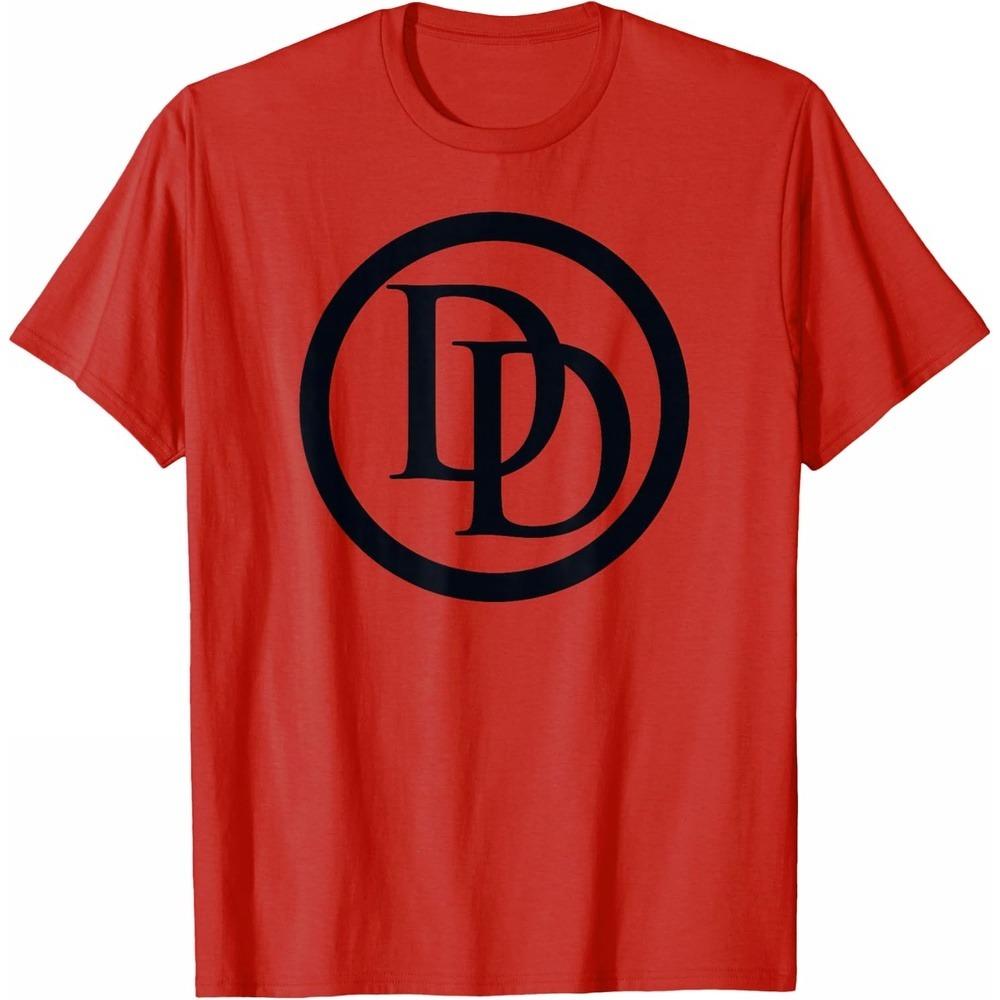 Daredevil Marvel Classic DD Logo TShirt Men Women Harajuku Cotton Soft Outdoor Casual All Match Daily Wear Fashion Tops XL